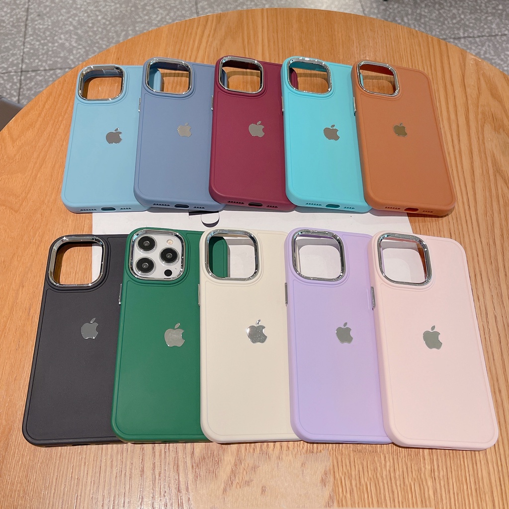 IPHONE Tpu Pelindung Mata Electroplated Lembut Shockproof Case Untuk Iphone14 13 12 11 Pro Max X Xs Max Xr 78 Plus SE 2020 Case Cover