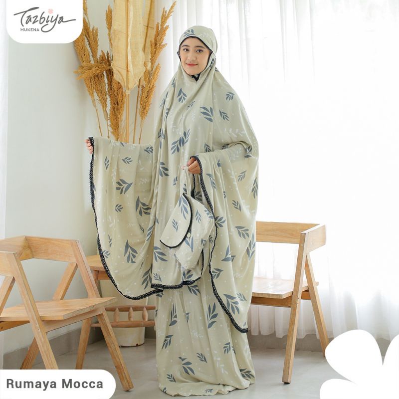 Mukena Tazbiya Allover Rumaya Series Allsize