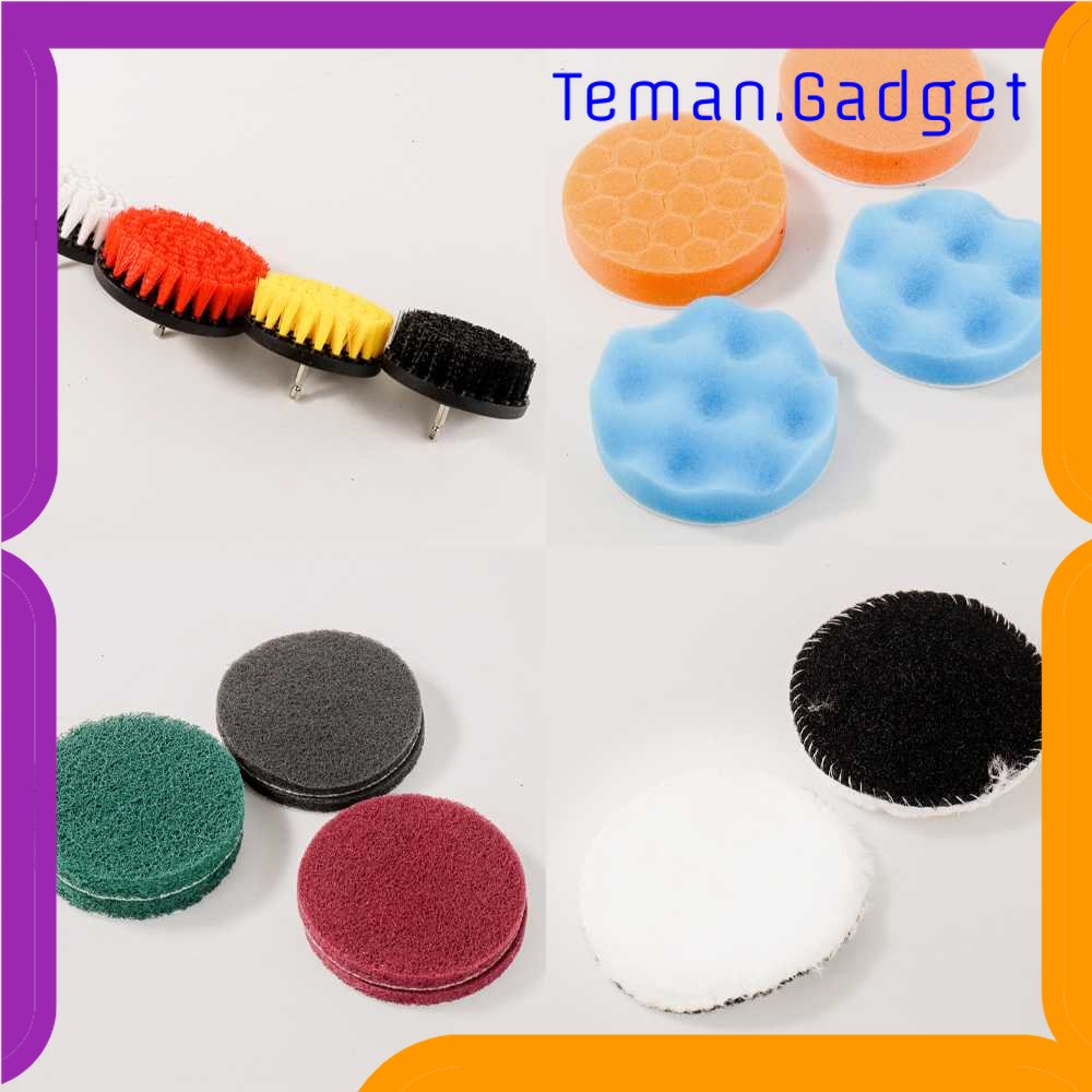 TG - ART UNTIOR Kepala Sikat Pembersih Brush Car Polisher Kit 23 PCS - CB-031