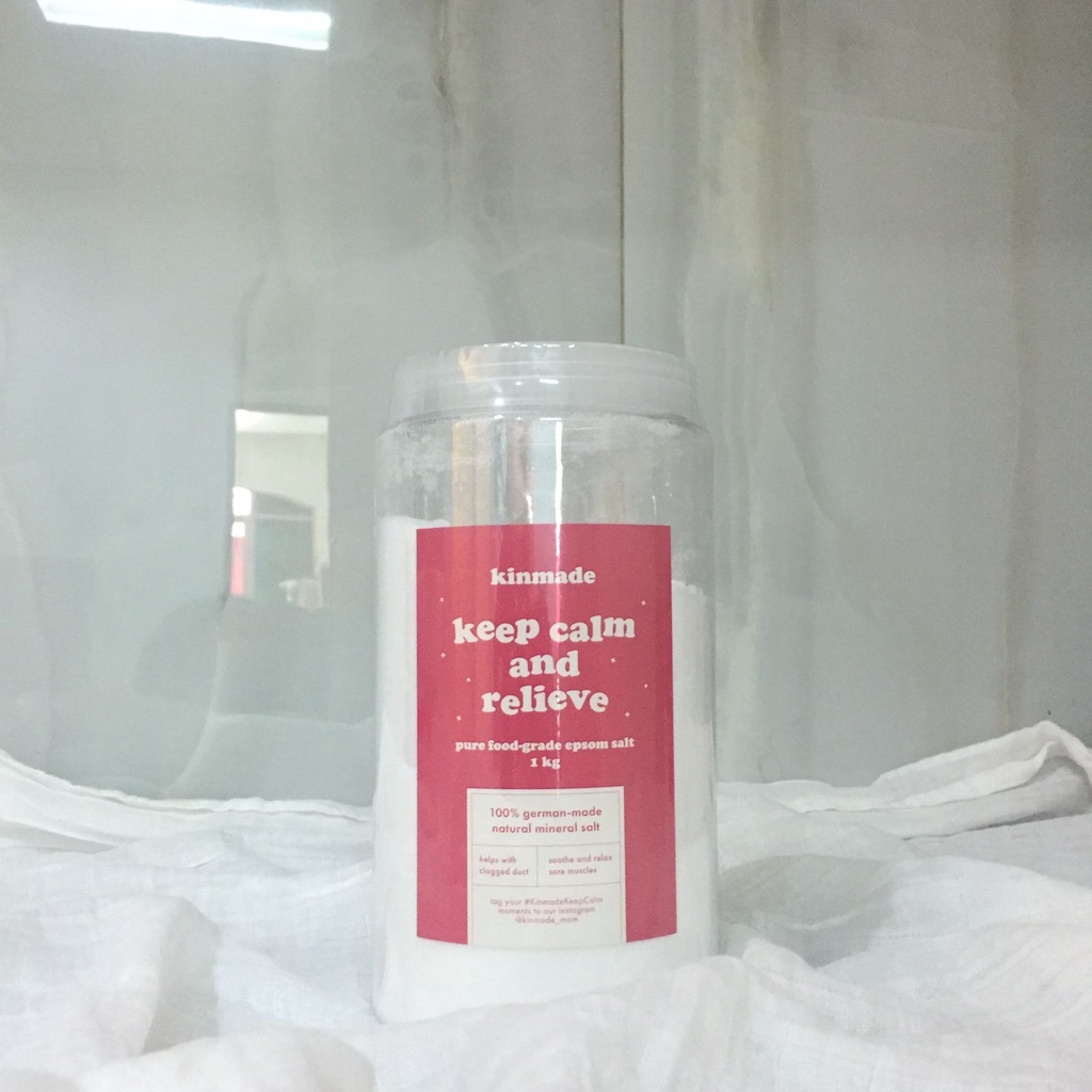 Kinmade Epsom Salt 1kg (Germany) | Garam Sumbatan Asi