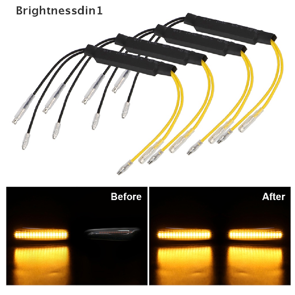 [Brightnessdin1] Lampu Sein LED Flasher Motor Indikator Patahan Decoder Mengatasi 12V 21W Butik