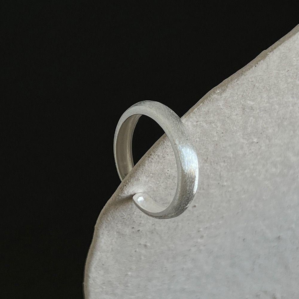 Mxbeauty Wanita Pembukaan Cincin Unik Retro Trendi Zirkon Biru Jari Cincin Hadiah Gadis Tembaga Gaya Korea Ring