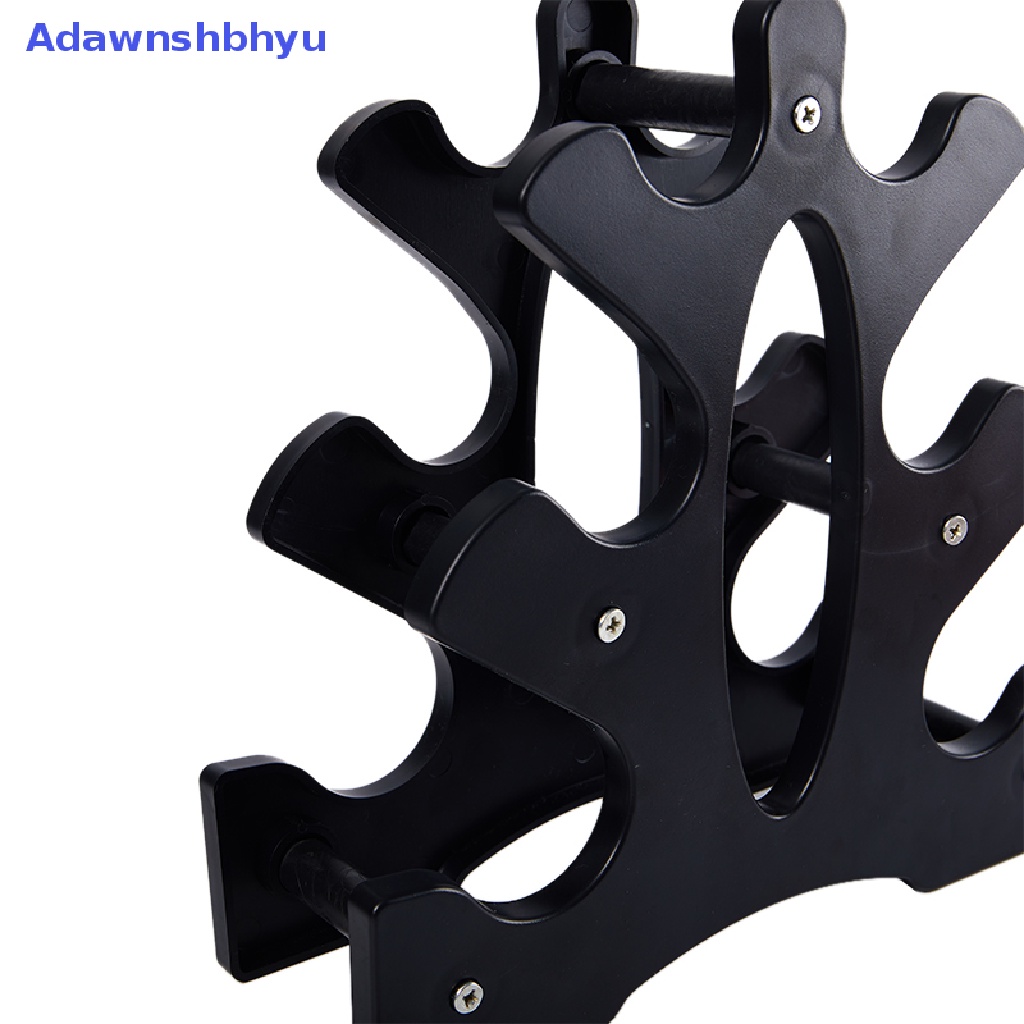 Adhyu 3-Tier Dumbbell Storage Rack Stand Rumah Kantor Gym Dumbbell Weight Rack ID