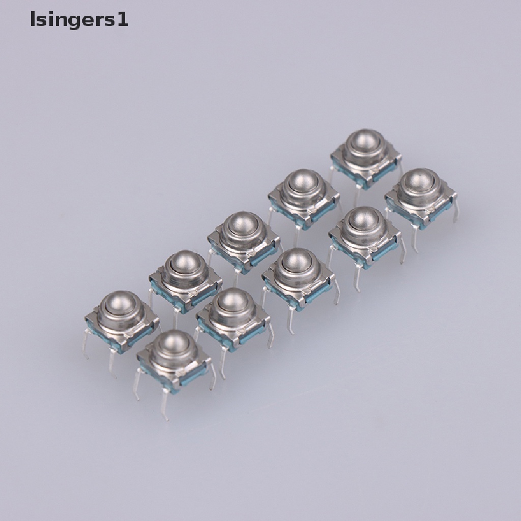 [lsingers1] 10pcs TS-F007 7 * 7metal Steel Ball Reset Switch DIP Type 4pin Tactile Switch Butik