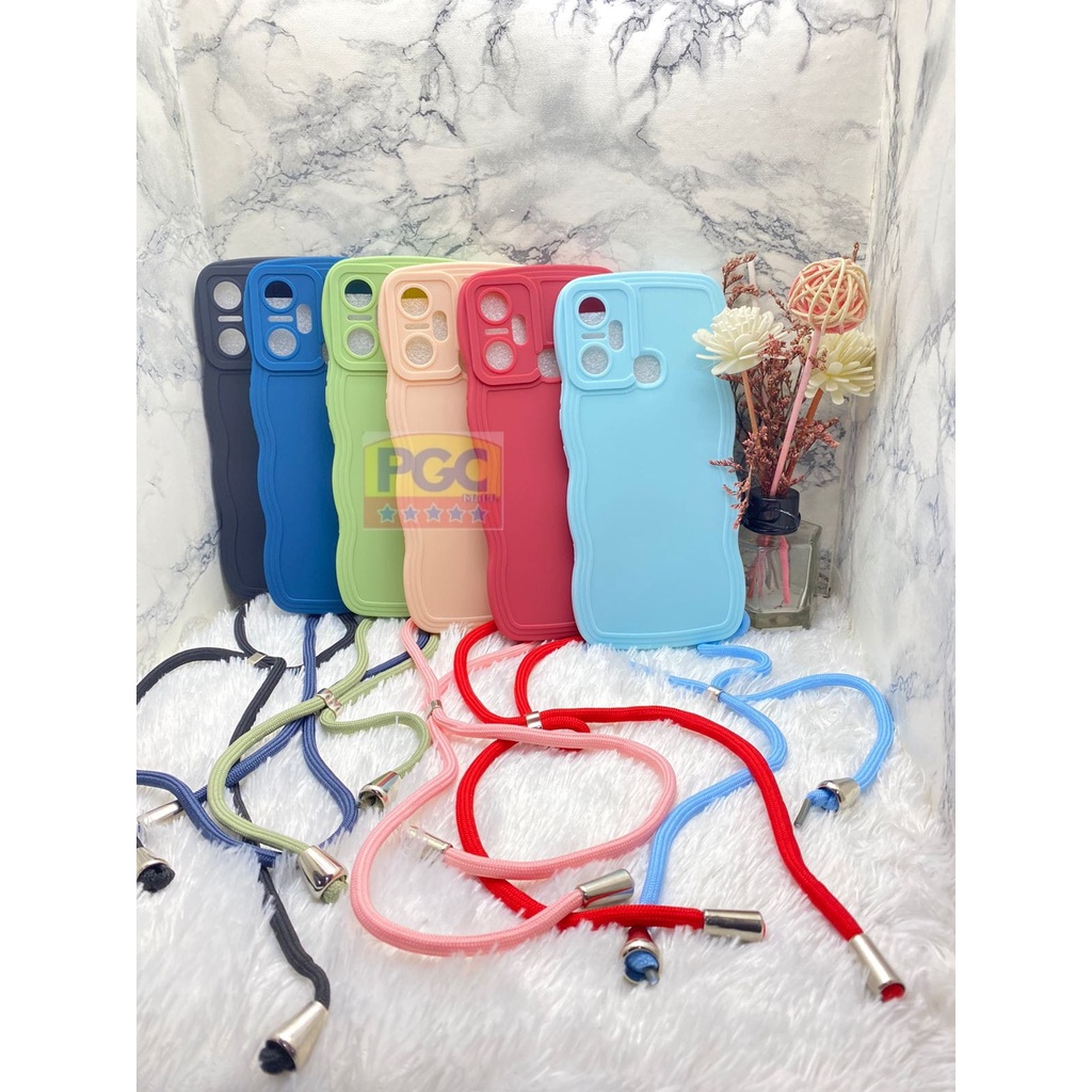 CASE LIQUID CURLY + TALI ( INFINIX SMART 6 PLUS ) SILIKON HP TERBARU 2023 - PGC MALL