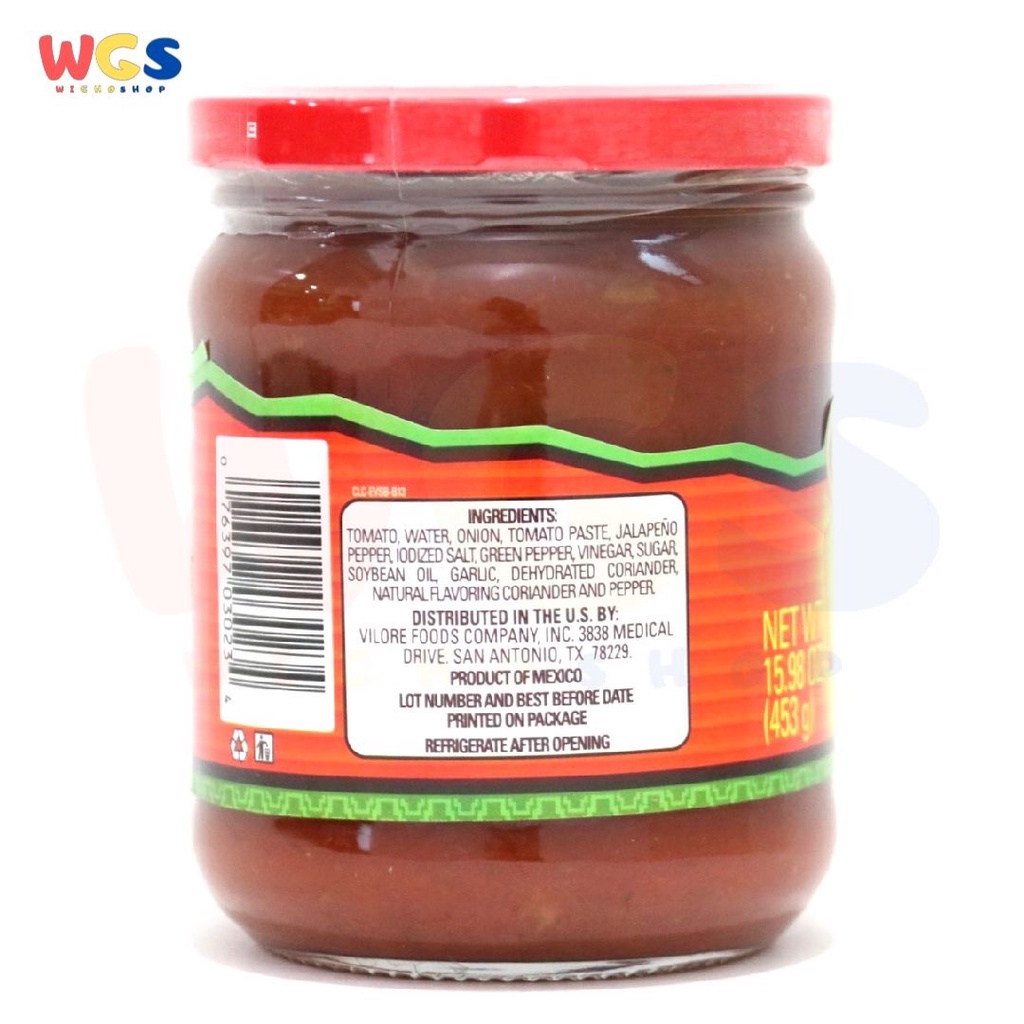 La Costena Salsa Dip Hot Chilli Sauce 453 gr - Sambal