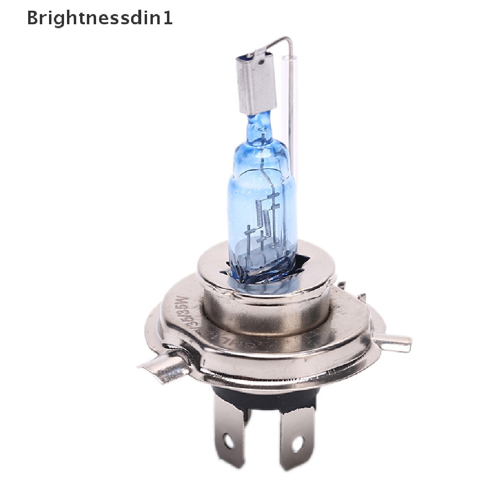 [Brightnessdin1] Mobil 12V H4 3cakar 35W 6000K Xenon HID White Headlight Haen Light Bulb Lampu Butik