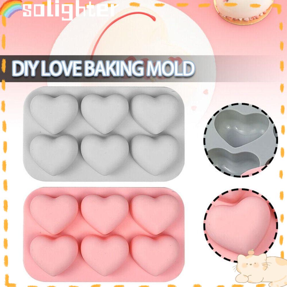 Solighter Kue Cetakan Kue Cetakan Coklat Hari Valentine DIY Multifungsi