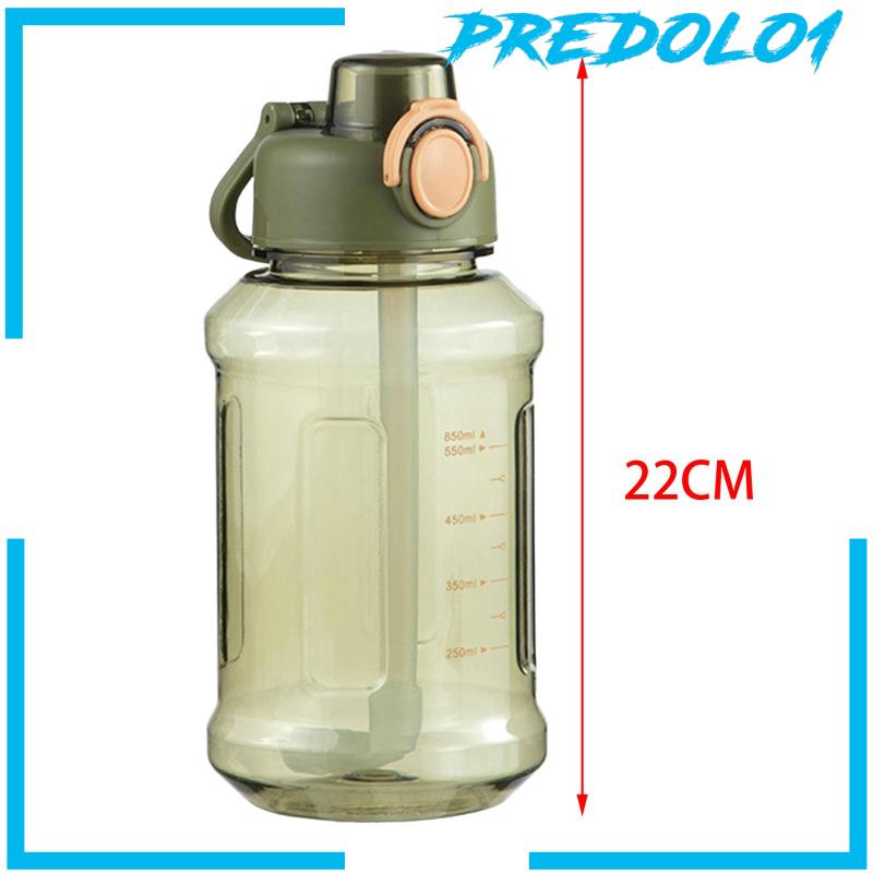 [Predolo1] Botol Olahraga 850ml Water Jug Reusable Dengan Kettle Timbangan Untuk travel