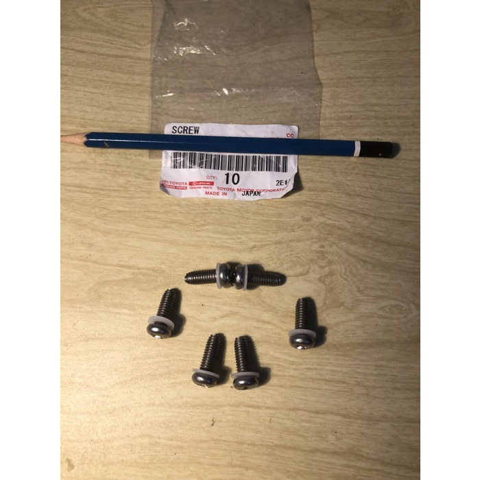 baut sekrup grill kacamata mata lampu depan radiator Screw with Washer Toyota Landcruiser Hardtop FJ