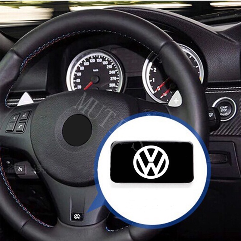 Volkswagen 10Pcs 3D Car Stickers Steering Wheel Door Window Switch Button Badge Decoration Suitable For Polo mk7 Scirocco Beetle Golf mk3 mk6 Passat B5 B6 B7 CC B8 T5