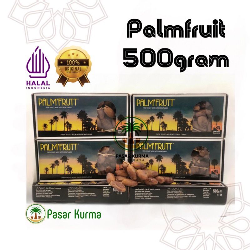

TEBUS MURAH Kurma PalmFruit 500gr Original Palm Fruit Tunisia Tangkai