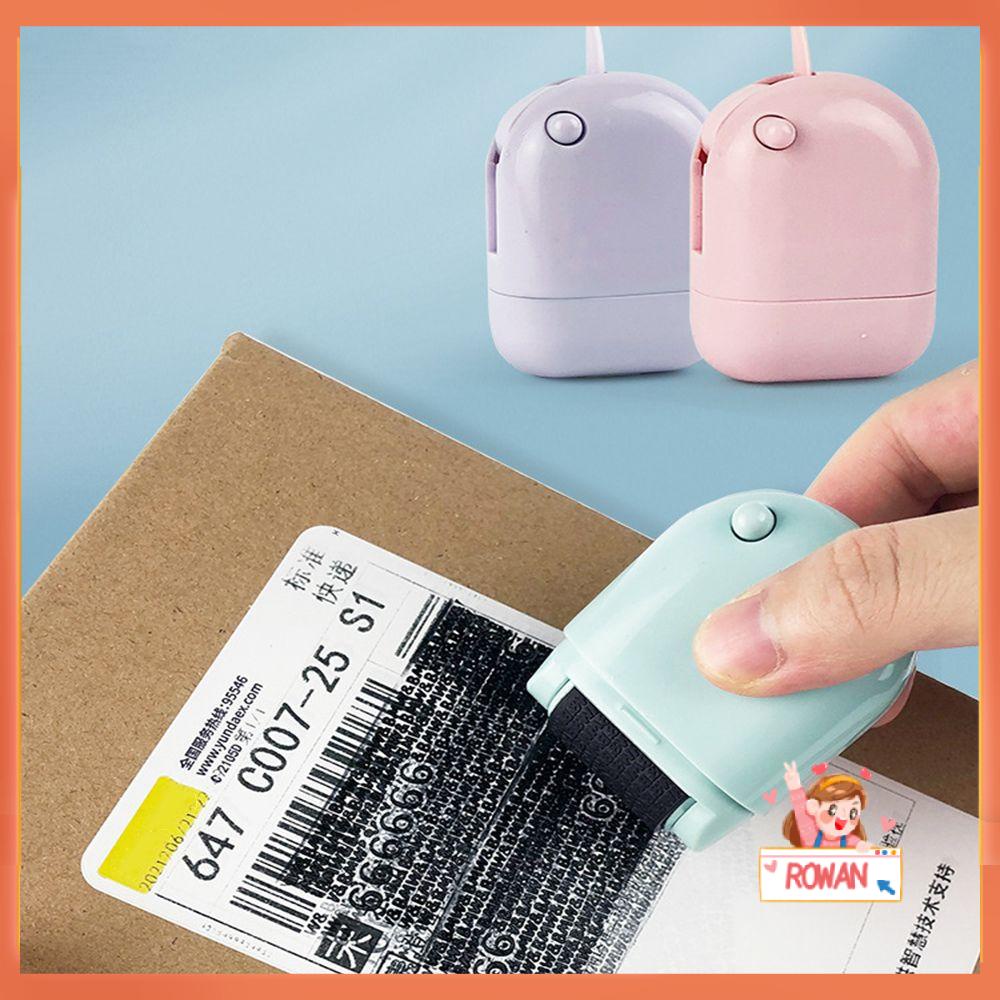 R-flower Security Stamp Perlindungan Pencurian Multifungsi Rahasia Data Guard Penutup Identitas