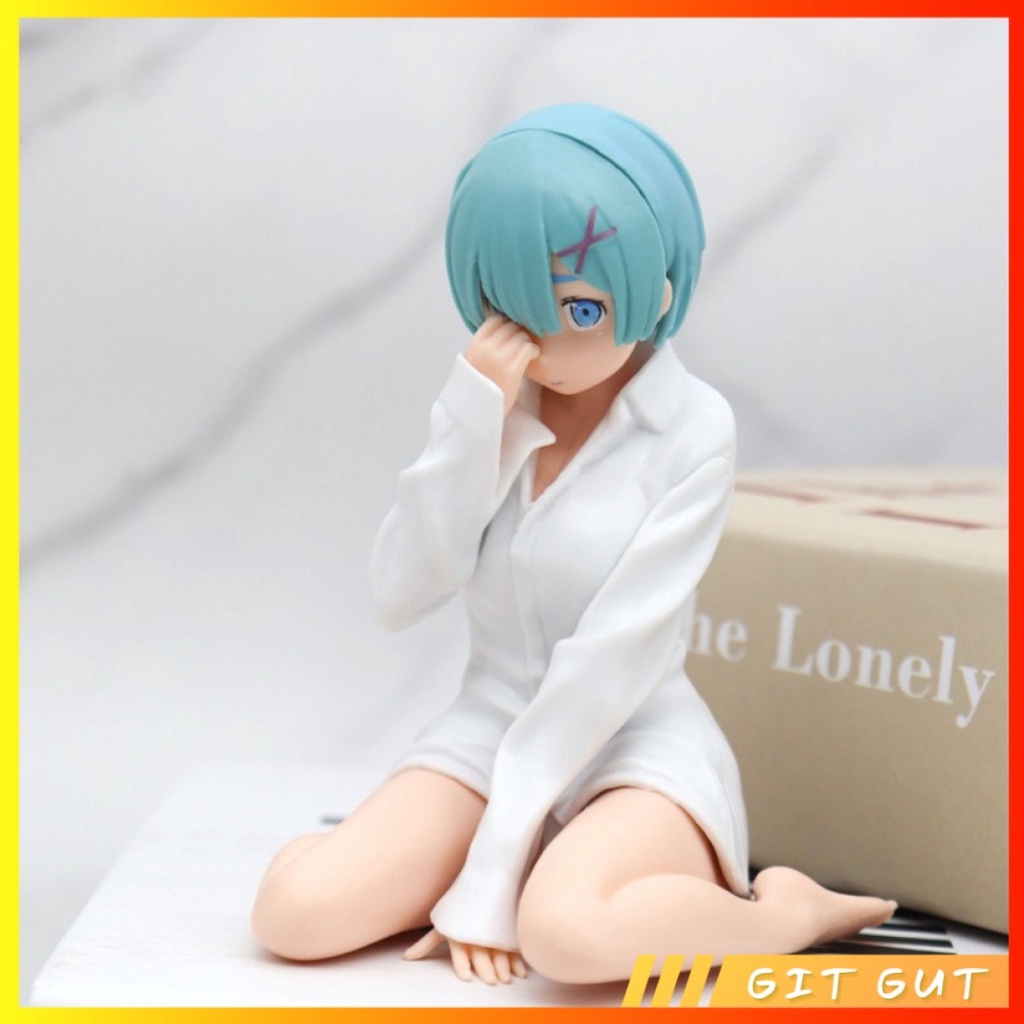 Action Figure Pajangan Mainan Rem Re Zero White Shirt