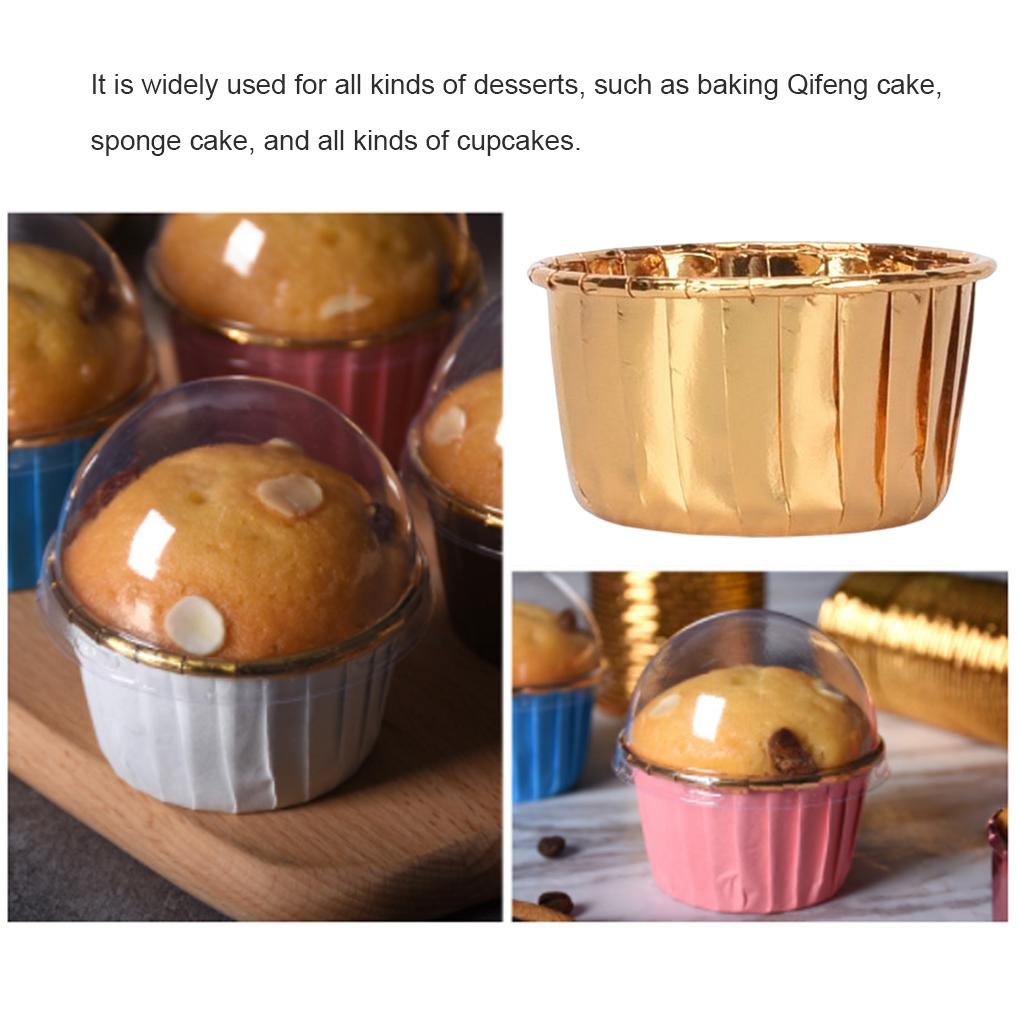 50buah Cupcake Liner Tahan Minyak Rumah Makan Bar Hotel Restoran Dapur Kue Muffin Roti Baking Cups Supplies