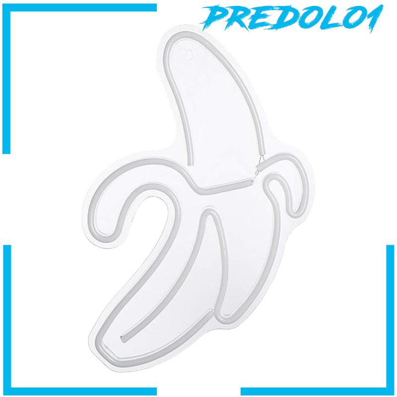 [Predolo1] Banana Light Neon Sign USB Connect Untuk Ulang Tahun Halloween Rumah