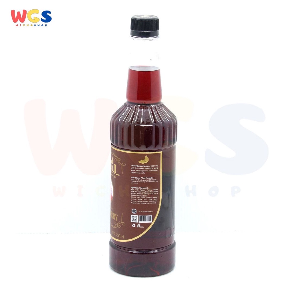 Syrup Denali Raspberry Premium Quality Flavoured For Beverages 750ml