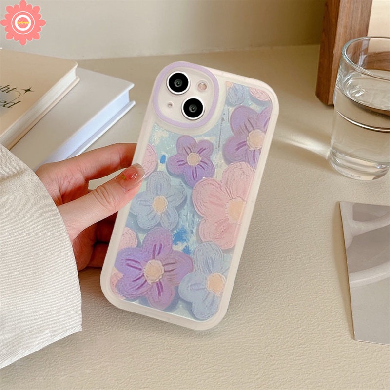 Ins Fresh Flowers Phone Case Untuk Infinix Hot10 9 11 Play Hot 10s 10T 11s Hot 10 Lite Smart5 6 Note8 Floral Lembut TPU Shockproof Gadis Bunga Casing Cover