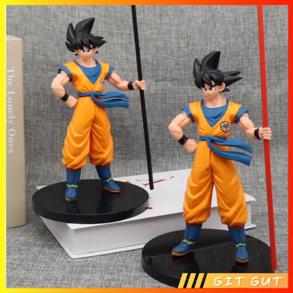 Action Figure Pajangan Dragon Ball Son Goku Power Pole Magic Stick