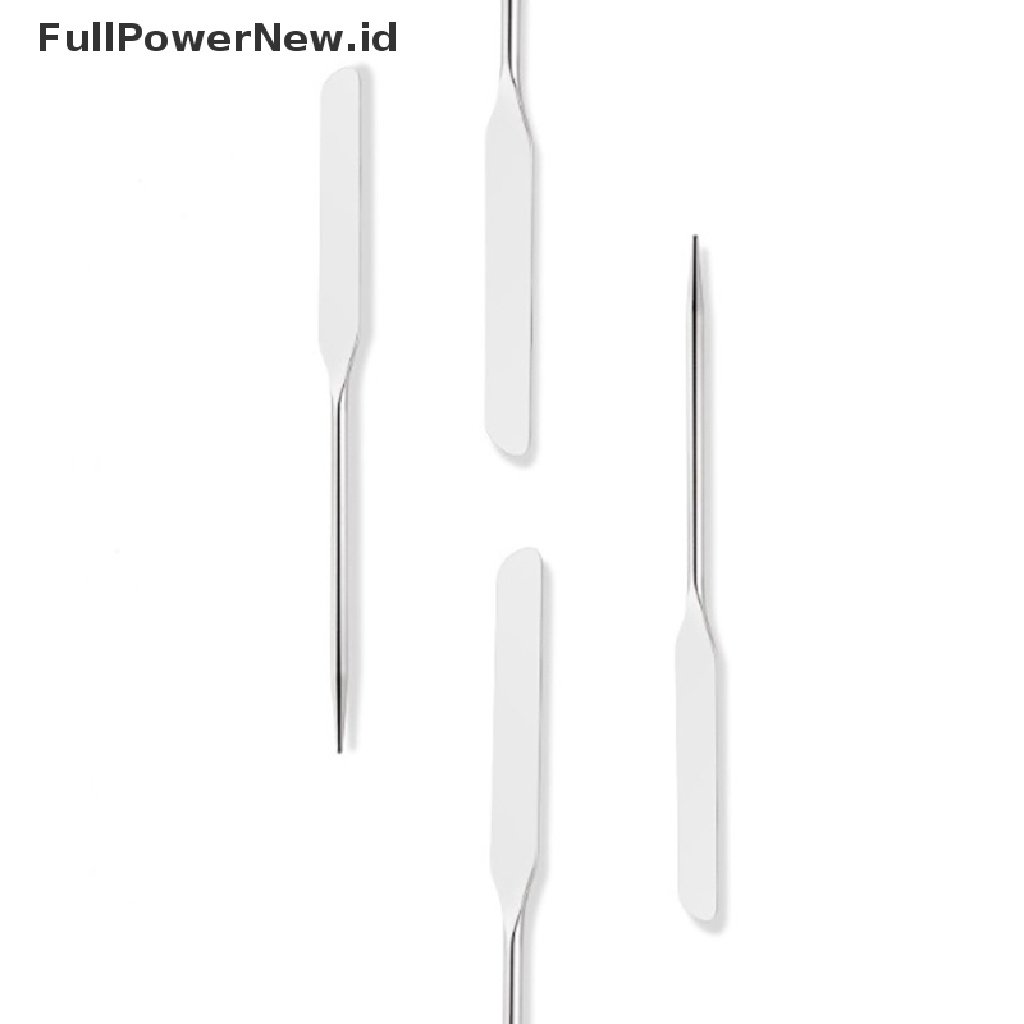 Power Stainless Steel Makeup Toner Spatula Mixing Stick Foundation Alat Pengaduk Krim ID
