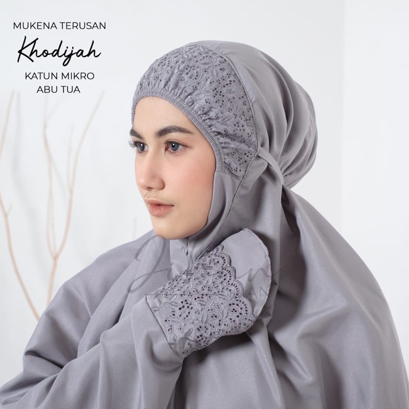 [New Arrival] Tren Mukena Mukena Lajuran Khodijah Jumbo Mukena Terusan Bordir Khodijah Free Ongkir W