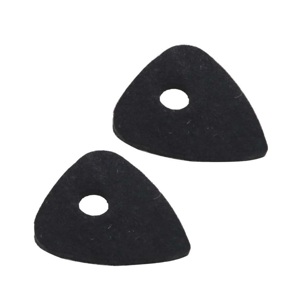 1biji Paddle Wool Murni Untuk Gitar/Ukulele Dengan Lubang Punched Stringed Instrumen Wol Plectrum