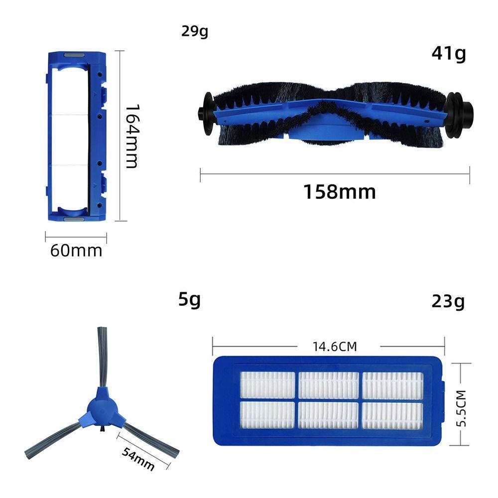 Pineapple Vacuum Cleaner Replacement Kit Alat Pembersih Hepa Filter Roller Brush Penyedot Debu Aksesoris