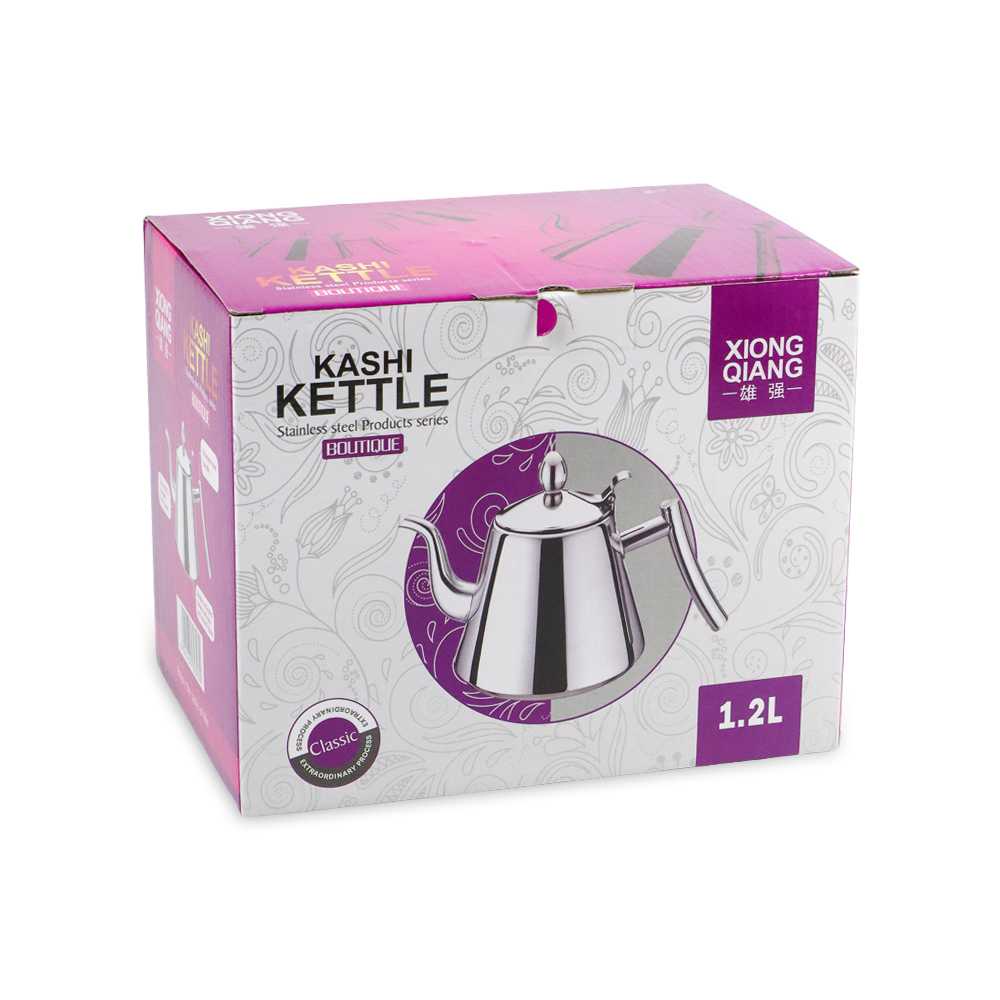 (BISA COD) FTIHSHP  Teko Air Teh Kopi Water Kettle Teapot 1L with Filter - HS4012