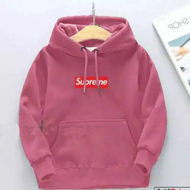 Sweater Hoodie Anak Supreme Sweater Fleece Baju Anak Gaul Murah Unisex