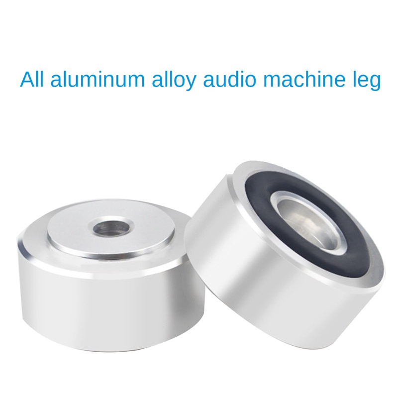4buah Bantalan Kaki Dudukan Speaker Memperbaiki Kaki Pad Silver