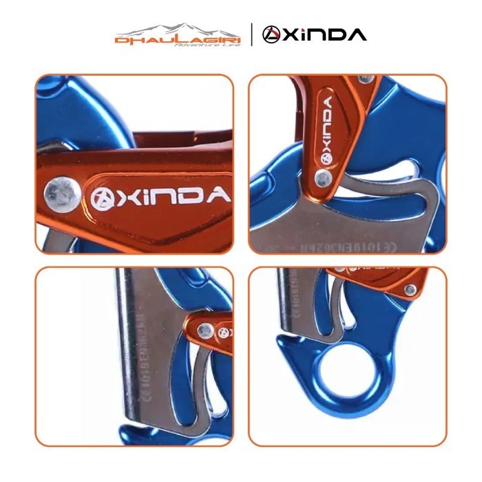 Carabiner 30KN XINDA Q-9652 Double Action Locking Safety Lanyard