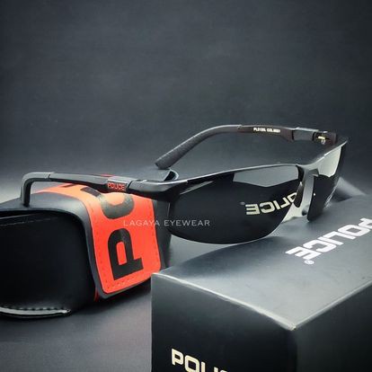 KACAMATA ANTI RADIASI POLICE 2120  AKSESORIS MINUS PHOTOCROMIC POLARIZED ANTISILAU ANTIRADIASI  FRAM