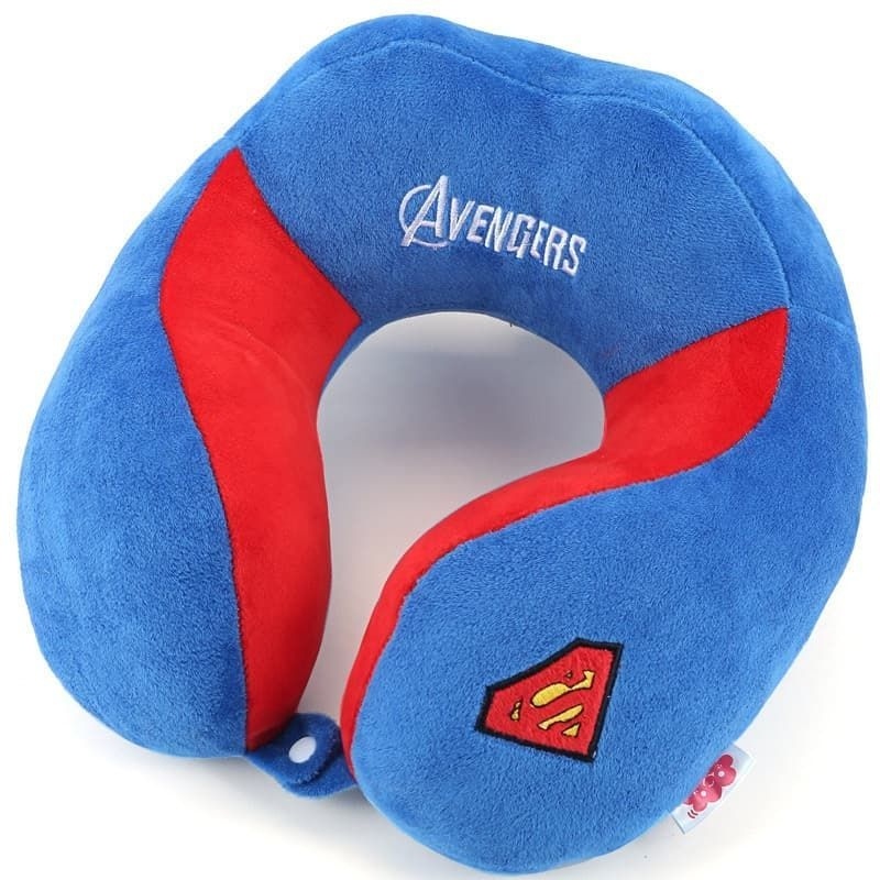 Bantal Leher Dewasa Karakter Avengers Super Hero Kualitas Import Bantal  Leher Mobil Kantor Travel