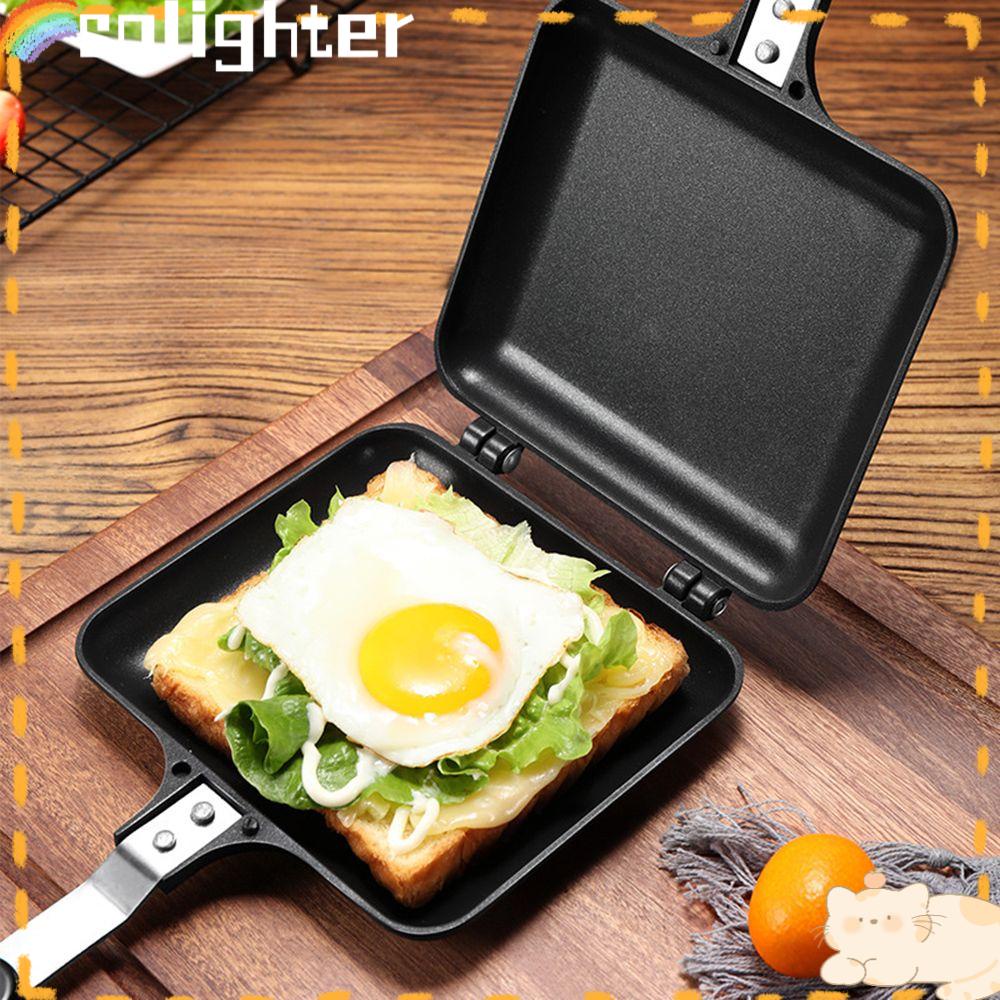 Solighter Gas Sandwich Maker Besi Cetakan Kue Barbekyu Oven Mold Breakfast|Wajan Panggangan