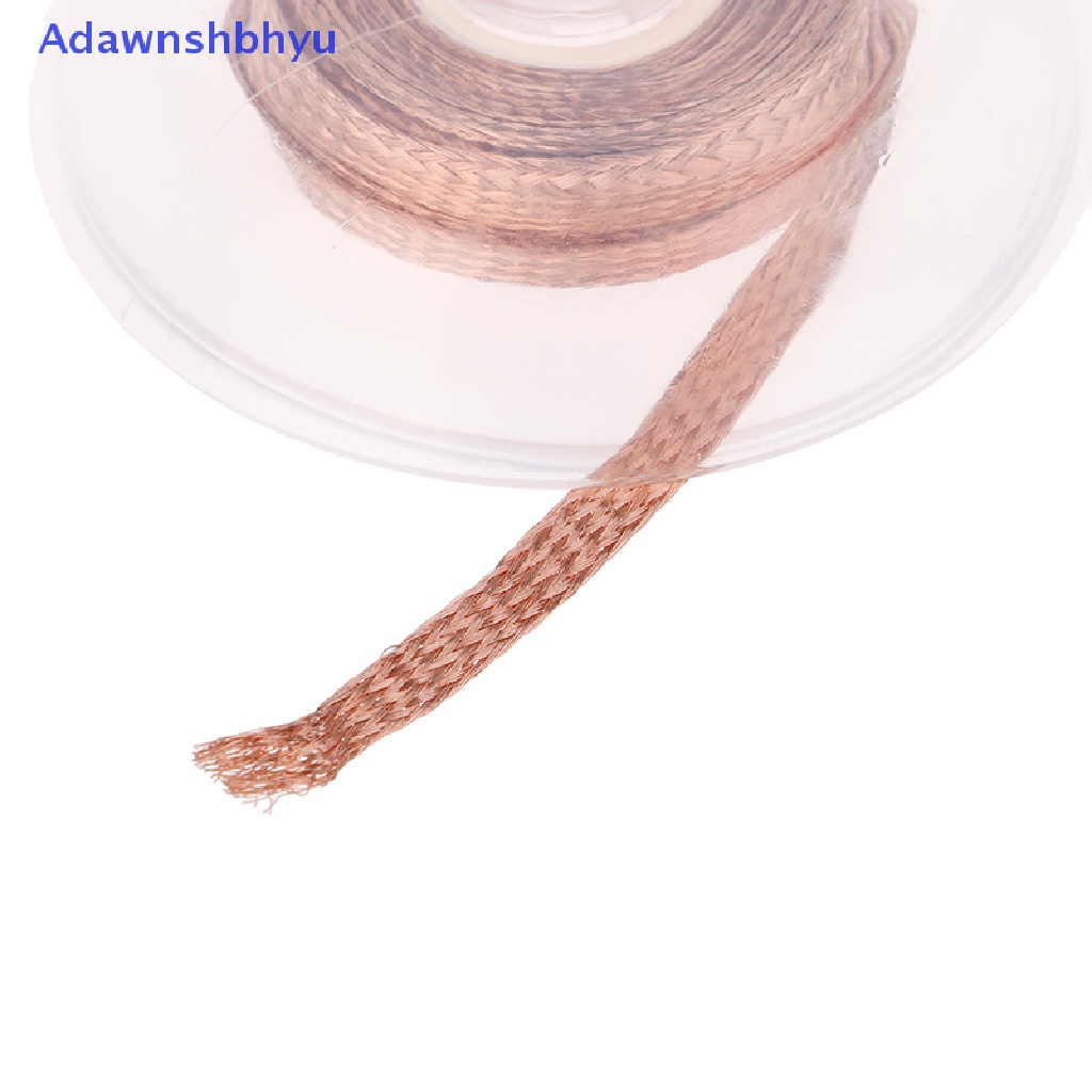 Adhyu 1Pc 2.0mm 2.5mm 3Meter Kawat Las Desoldering Kepang Solder Remover Wick Wires ID