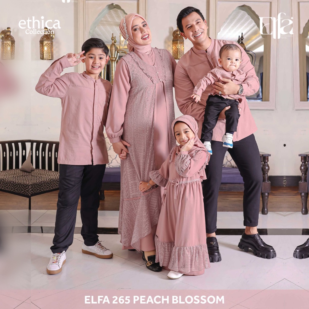 Sarimbit Ethica Terbaru / ELFA Peach Blossom