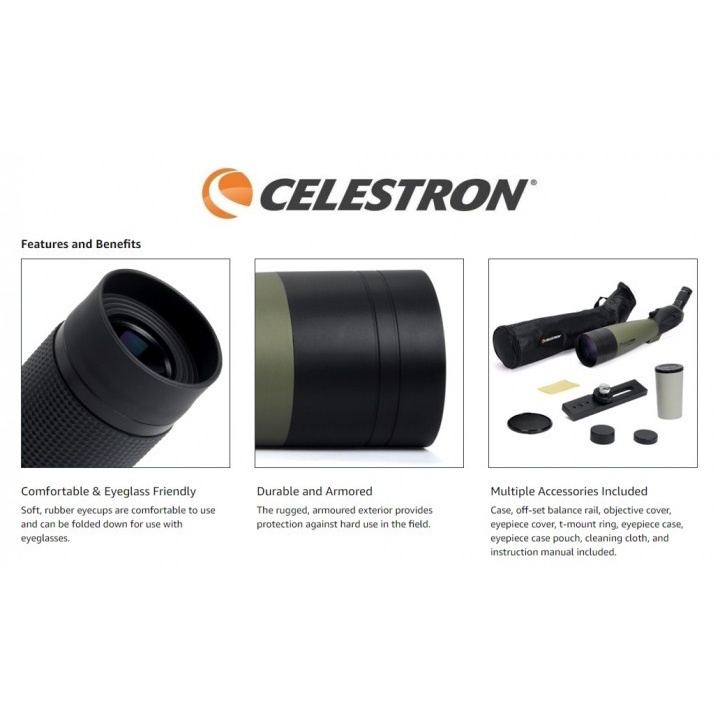 21 CELESTRON ULTIMA 100 - 100mm Spotting Scope - Teleskop Pengamatan