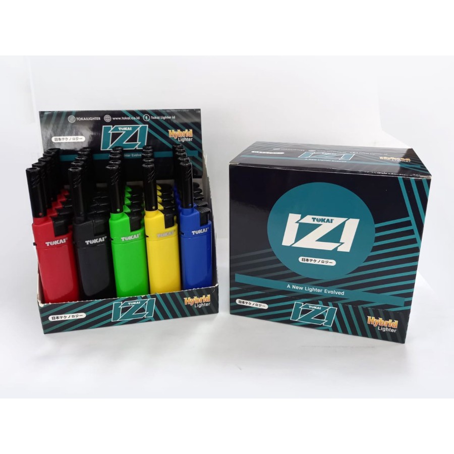 Tokai  IZI Korek Api Pematik Kompor gas Tokai IZI Bisa ISi ulang hybrit, pematik api pendek unik tok