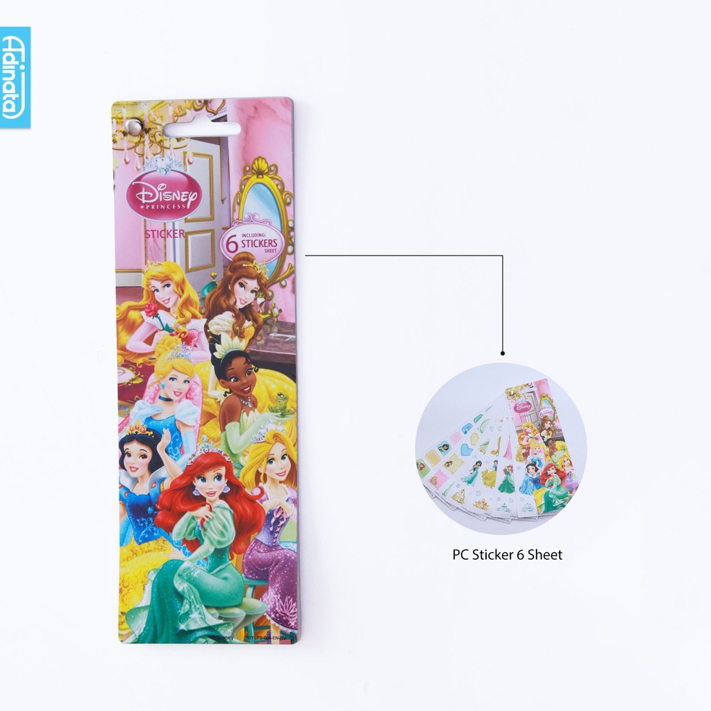 

Princess Sticker 6 Sheet - Adinata / Sticker 1406-6100