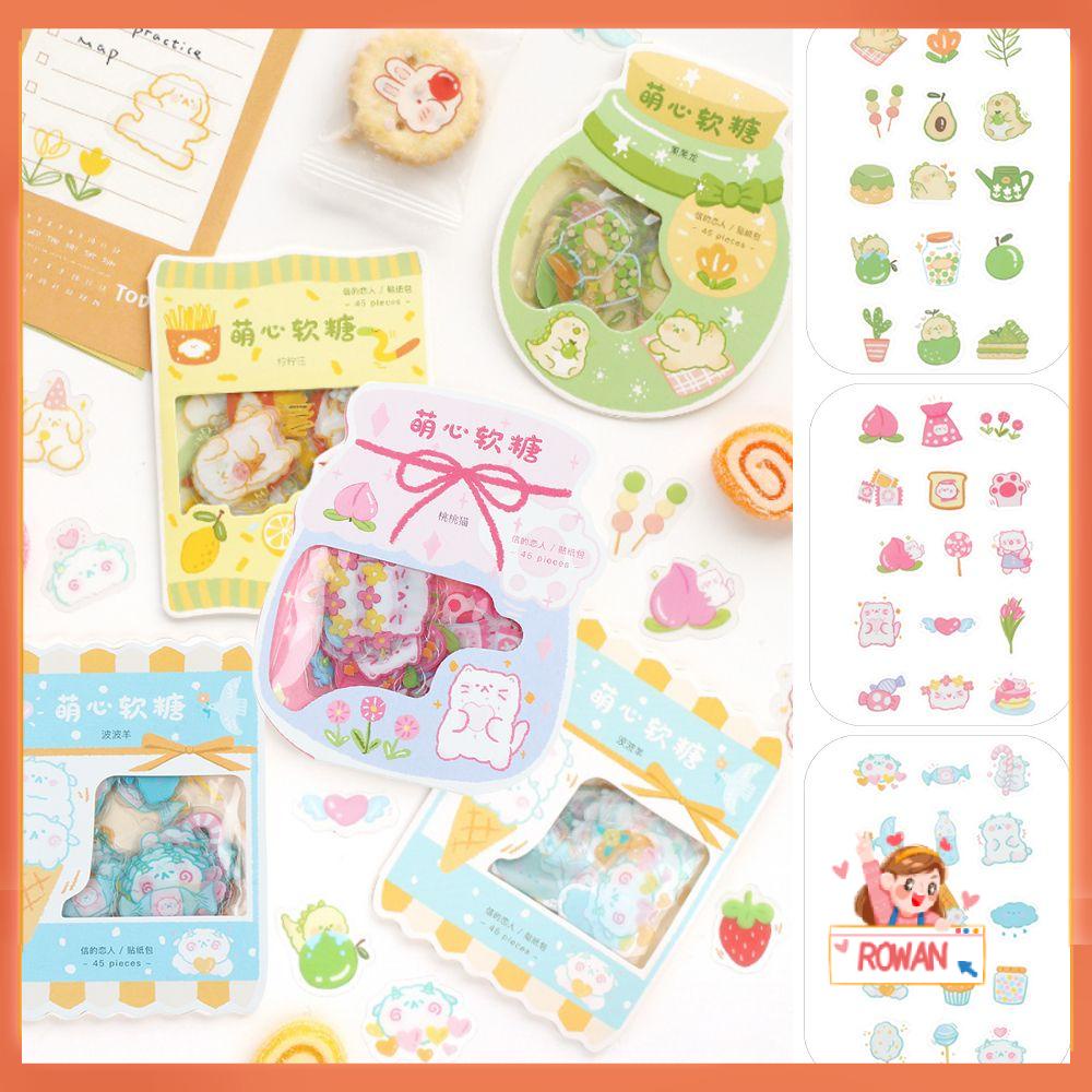 R-flower Animal Stiker Stationery Scrapbooking Label Lucu