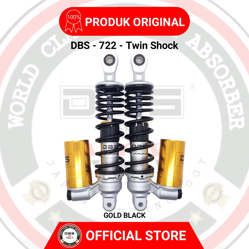 [ BISA COD ] Shock Tabung DBS 722 E SERIES YAMAHA AEROX 155 NOUVO