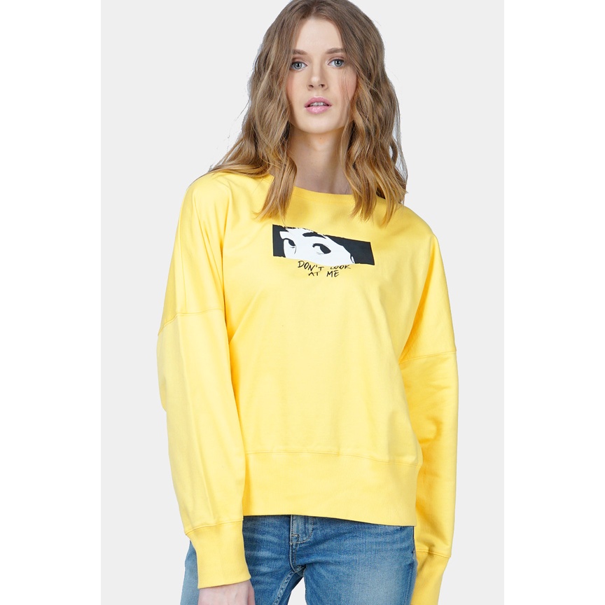 Ninety Degrees Sweater Wanita Lemonia Yellow 34378D1YL