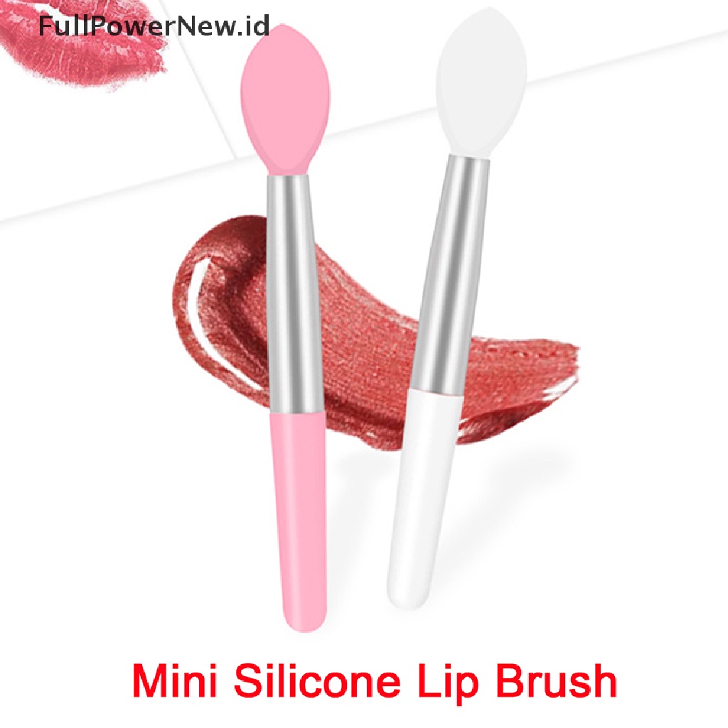 Power 10pcs Kuas Bibir Mini Kuas Makeup Kuas Bibir Silikon Brush Bibir Makeup ID