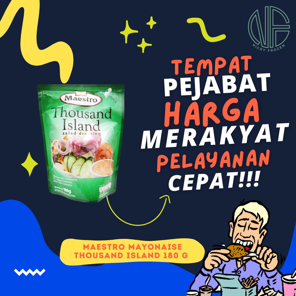 

MAESTRO MAYONNAISE THOUSAND ISLAND 180 G