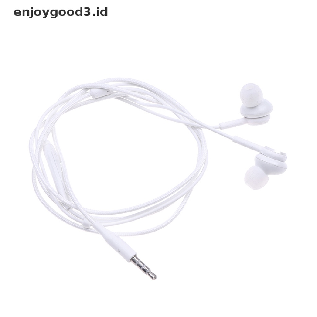 [Rready Stock] Earbud Kabel Headphone In-Ear Handsfree Earphone Dengan Mic Headset Kontrol Volume Untuk Samsung S8/S8plus (ID)