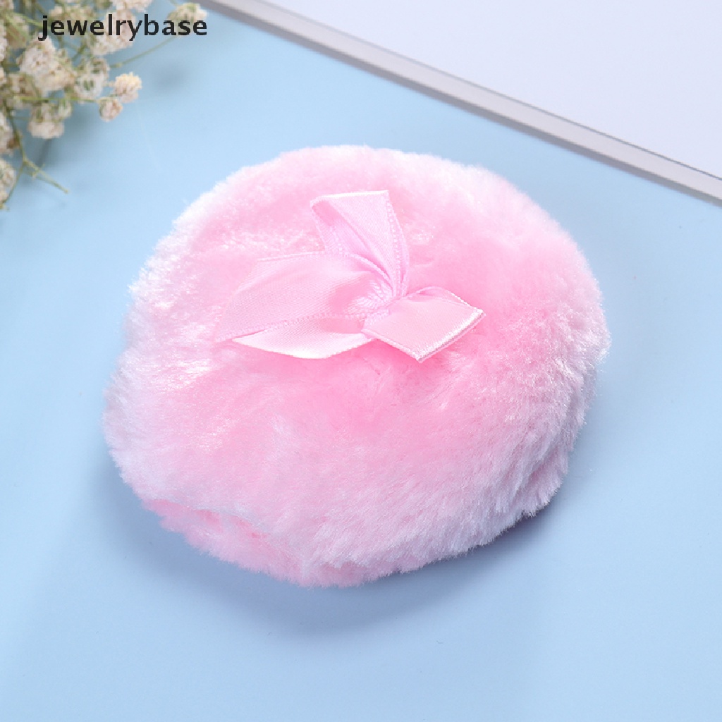 [jewelrybase] Kosmetik Bayi Kupu-Kupu Profesional Lembut Mewah Puff Spons Talcum Alat Makeup Butik