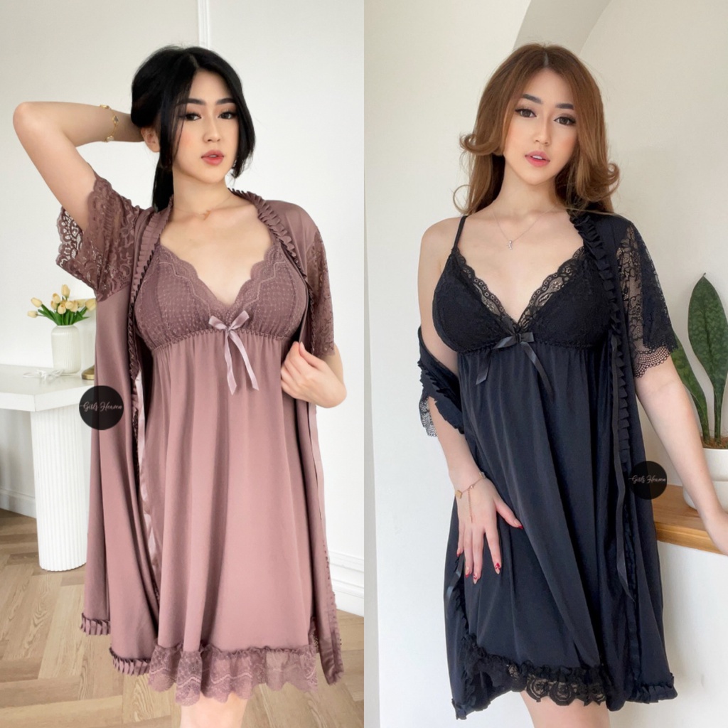 Lingerie Kimono Adem Cosplay Terdekat Viral Jaring R4Q1 Hot Pants Terlaris Big Size Ketat Seksi Teba