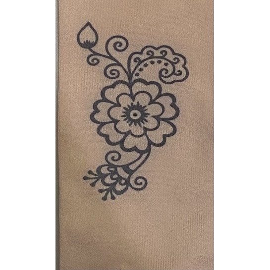Kaos Kaki Muslim Henna Kaos Kaki Jempol Motif Kaoskaki Muslimah Boney - Bunga