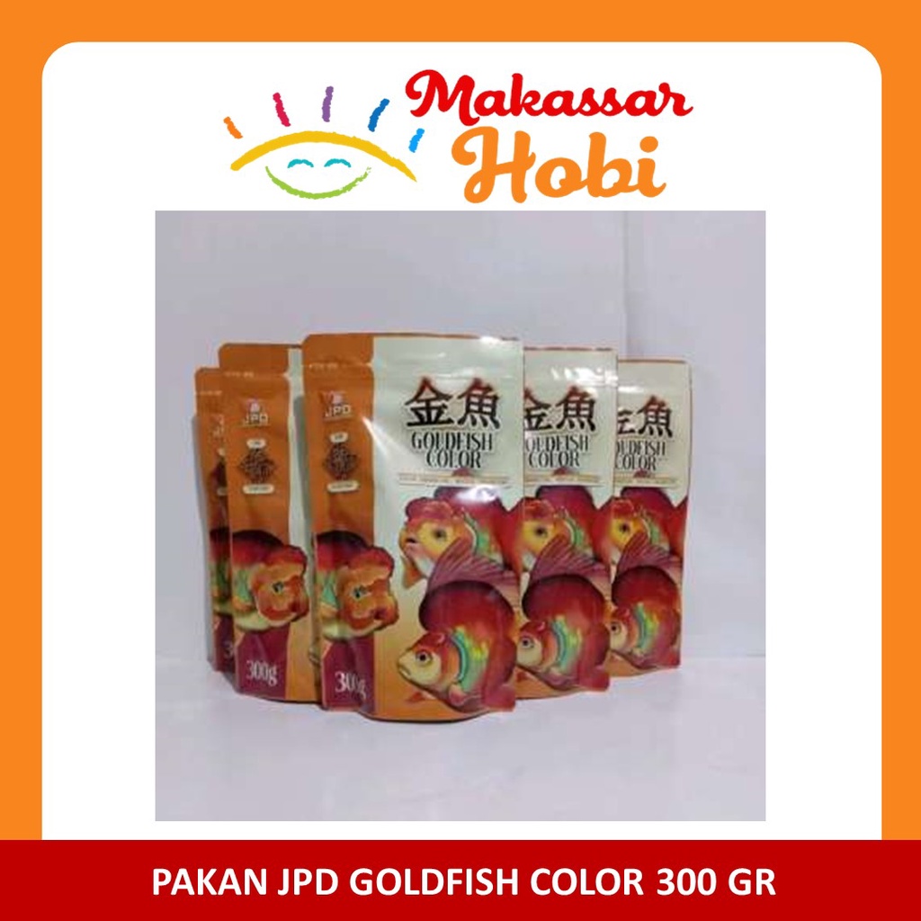 JPD GOLDFISH COLOR ENHANCING 300gr Pakan Makanan Ikan Koki Gold Fish