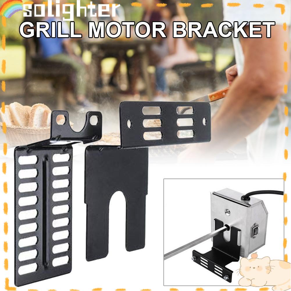 Solighter Barbecue Bracket DIY Aksesoris Perlengkapan Barbekyu Outdoor